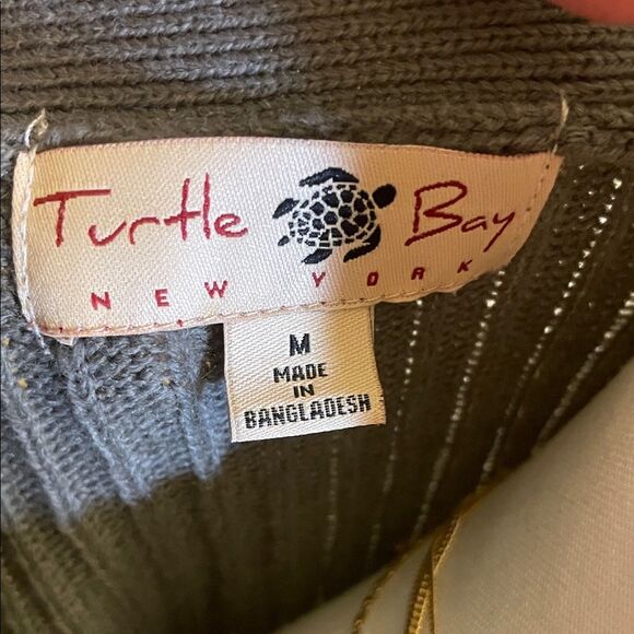 Dark academia Gray Ribbed Cardigan Vest - Picture 2 of 4